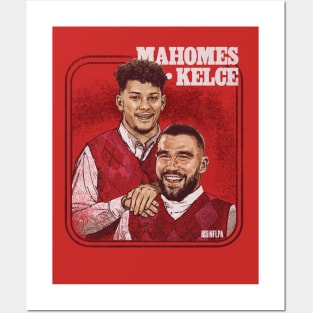 Patrick Mahomes & Travis Kelce Kansas City Step Brothers Posters and Art